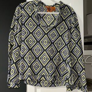 Tory Burch Long Sleeve Embellished Cotton Tunic Sz 6